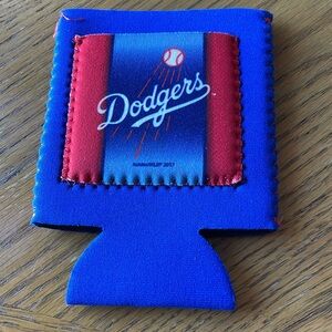 Los Angeles Dodgers 12 Ounce Can Cooler Koozie With Front Pocket